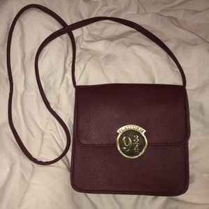 Maroon purse
